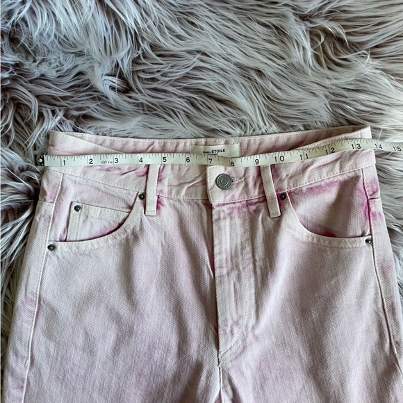Isabel Marant Étoile Pink Cropped Jeans - Picture 7 of 8